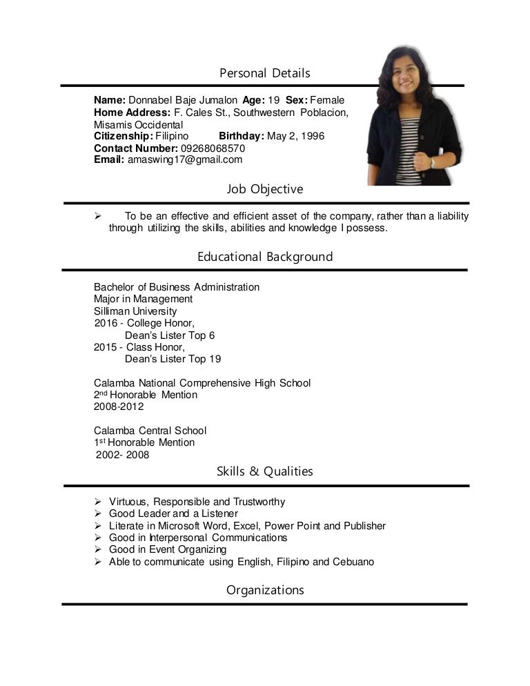 Job Fair Resume - Fcd5abb9 0e31 4185 Aeac 0140c2179c68 160407063252 Thumbnail 4