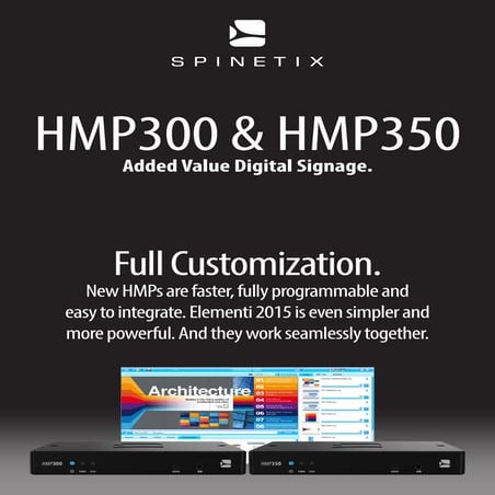 SpinetiX HMP300 & HMP350 Tech Specs