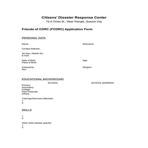 Fcdrc application form (1)