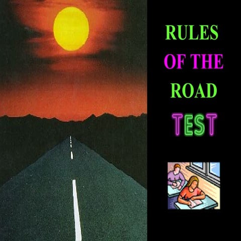 Fcds mid term-Rules of the Road Test 10/26/11