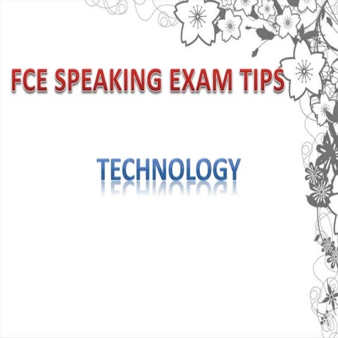 Fce speaking