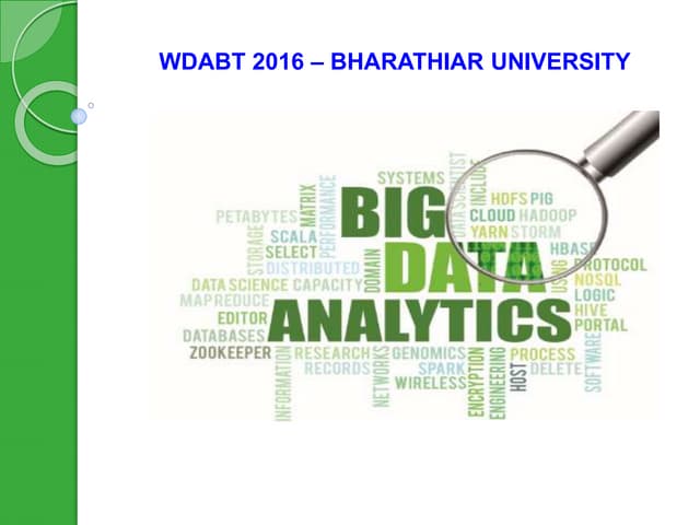 Big data road map
