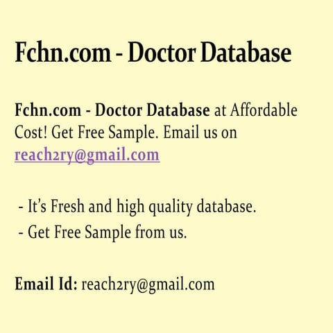 Fchn.com   doctor database