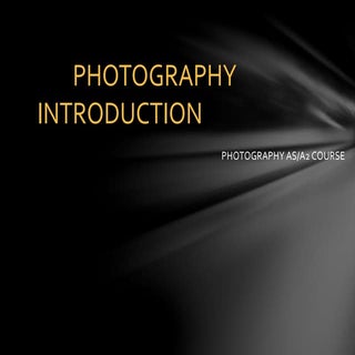 FCHS Photography Presentation