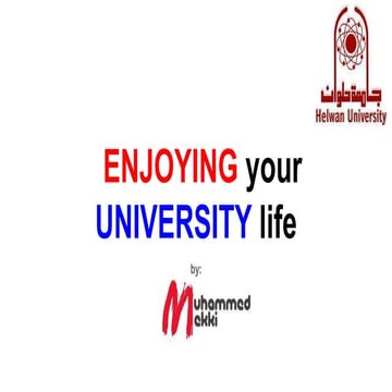 Enjoying your University Life 