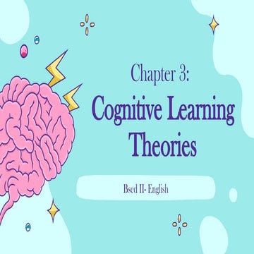 chapter 3 cognitive learning theories in flct