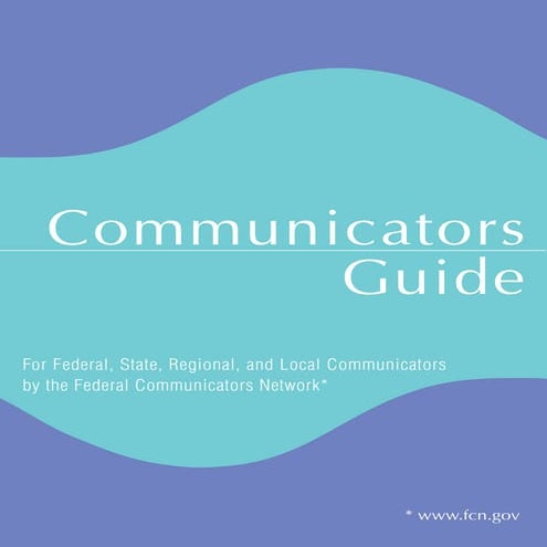 FCN Communicators Guide - December 2000