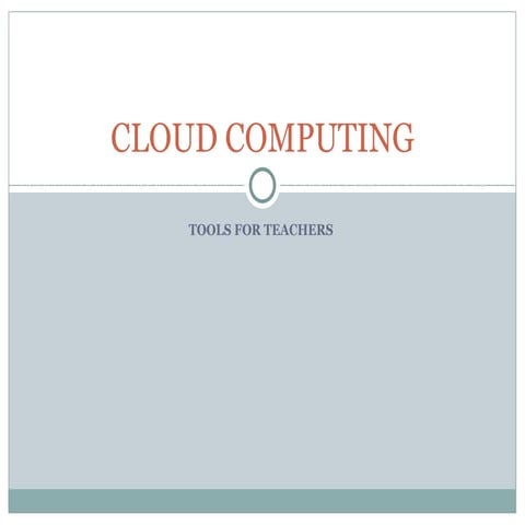 Cloud Computing