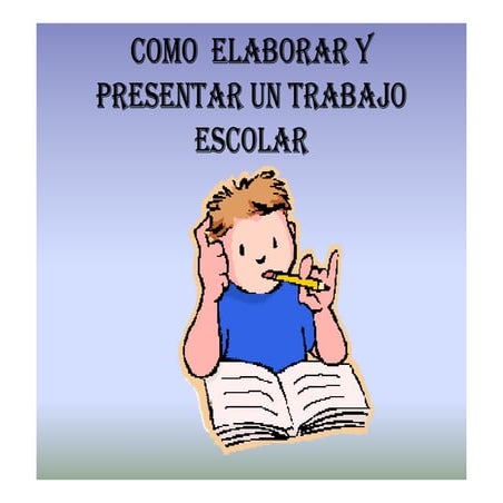 Trabajos escolares