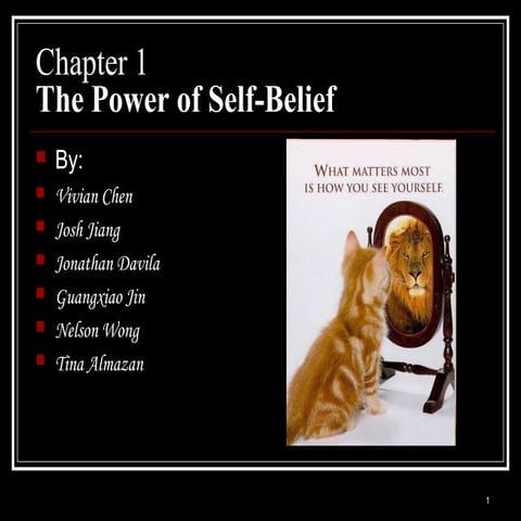 The Power of Self Belief
