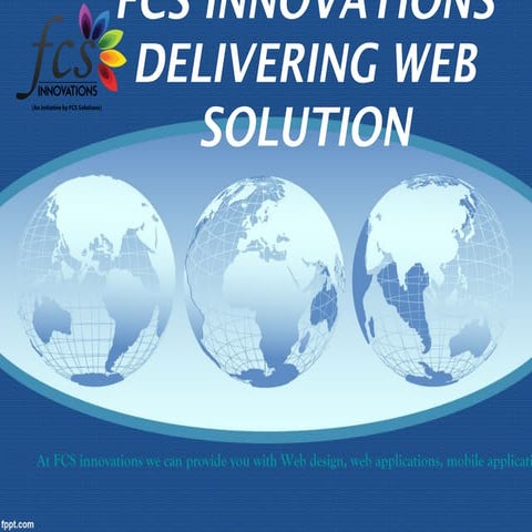FCS Innovations - Web design and Development | PPT