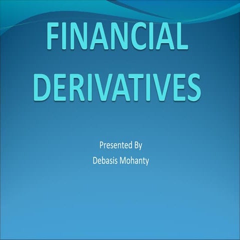 Financial Derivative 