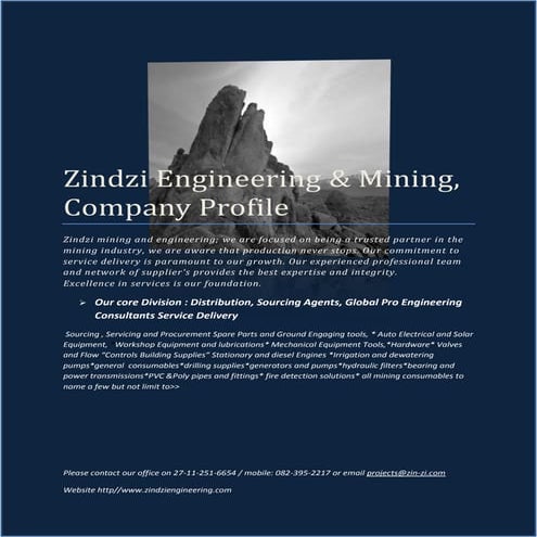 Zindzi Mining & Engineering Company Profile