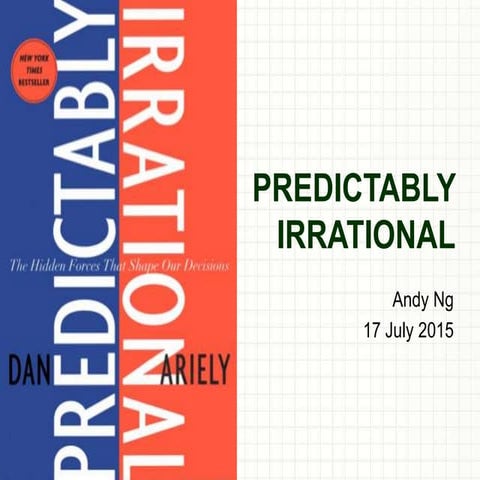 Book Sharing - Predictably Irrational