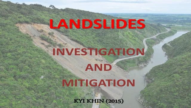 Definition, classification & types of landslide | PPT