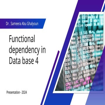 armistrong Data base  Functional de.pptx