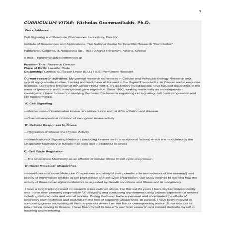 CV Dr S Kumar | PDF
