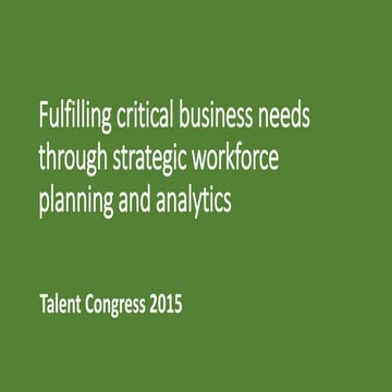 Talent Congress 2015