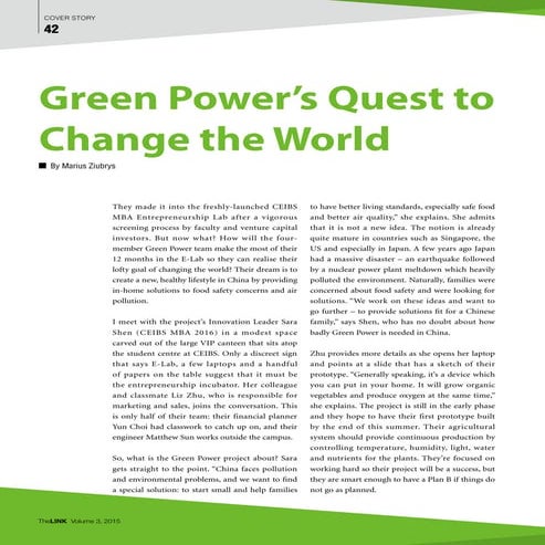 Green Power’s Quest to Change the World