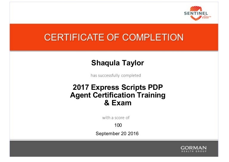 Express Scripts_Certificate