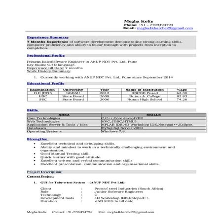 Resume_MeghaKolte
