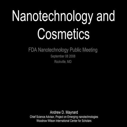 Nanotechnology in Cosmetics and Cosmeceuticals—A Review of Latest ...