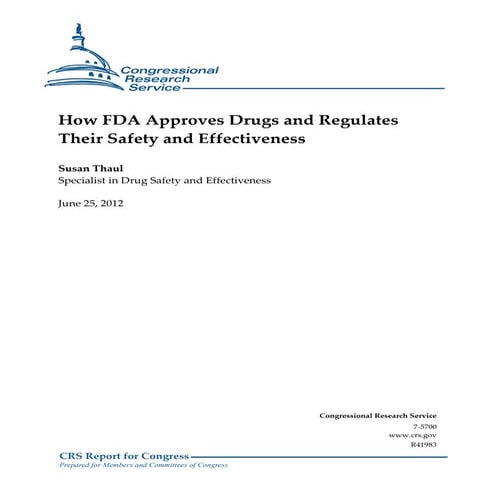 FDA Drug Approval Regulations & Safety
