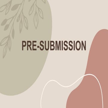 FDA 510k Pre Submission.pptx