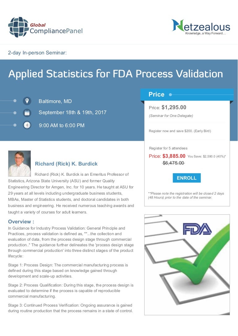 Fda process validation general principles and practices pdf septemb…