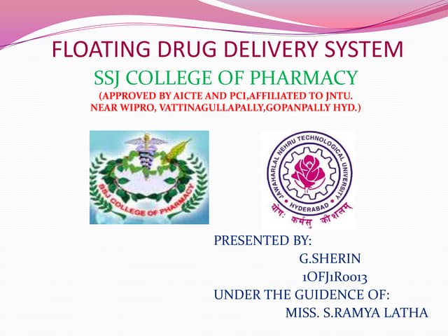 Floating drug delivery system ppt 