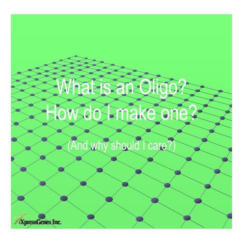 Oligo Presentation