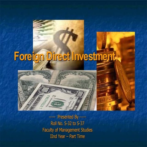 Fdi Presentation