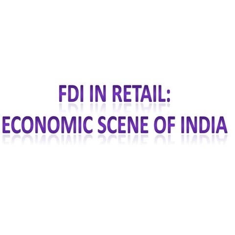 FDI in retail