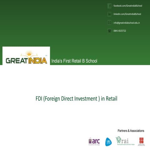 FDI in Indian Retail