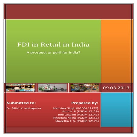 FDI in Retail in India