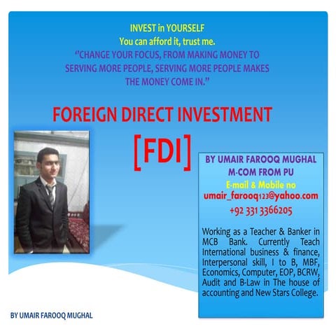 Fdi umair farooq mughal