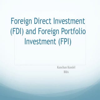 Fdi vs fpi
