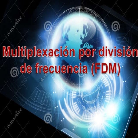 Multiplexación por división  de frecuencia (FDM)