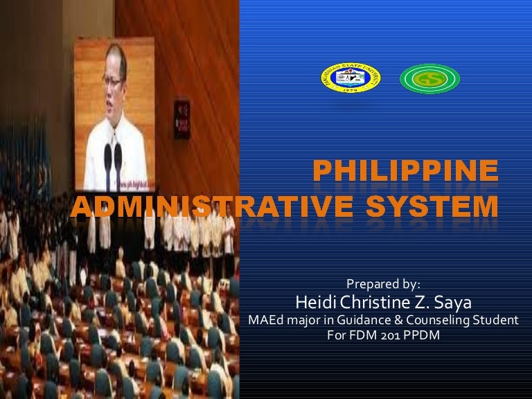 Philippine Administrative System by HCZS