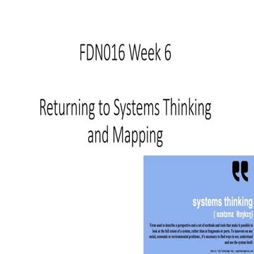Fdn016 term 2 week 6 systems thinking to solutions