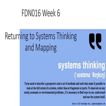 Fdn016 term 2 week 6 systems thinking to solutions