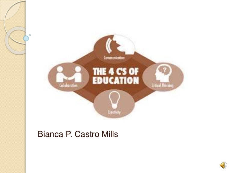 The 4 C's of education