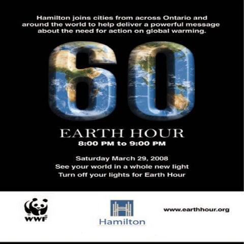 Dominics Earth Hour Presentation 2010