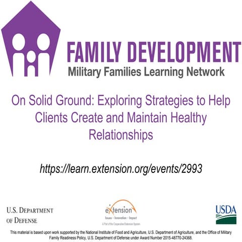 On Solid Ground Power Point (Slideshare)