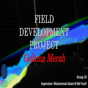 Field Development Project : Gelama Merah