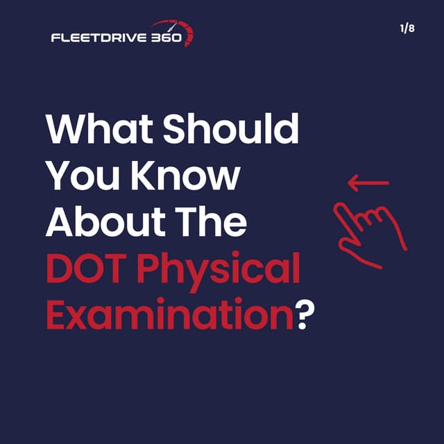 What Should You Know About The DOT Physical Examination PDF