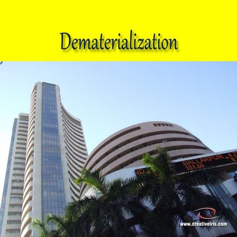 dematerialization of shares
