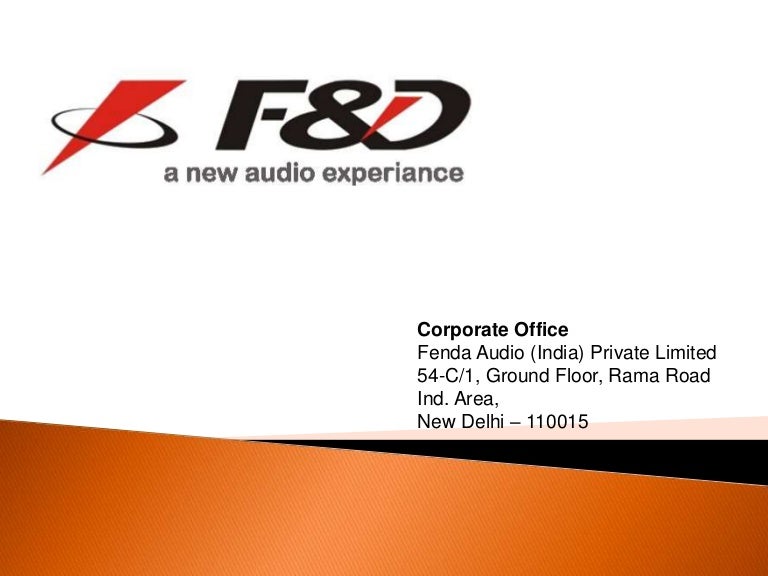 fenda audio company
