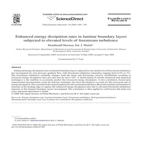 The laminar turbulent transition zone in the boundary layer | PDF