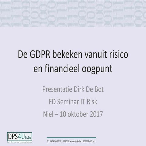 DPO for dummies | PPTX